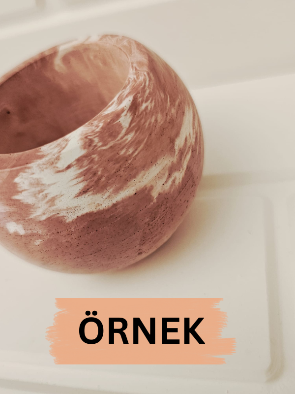 Utaylife Minimalist Beyaz Beton Vazo / Saksı - Dıy Boyama Için Ideal
